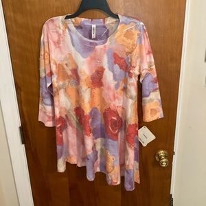 Cubism distressed top